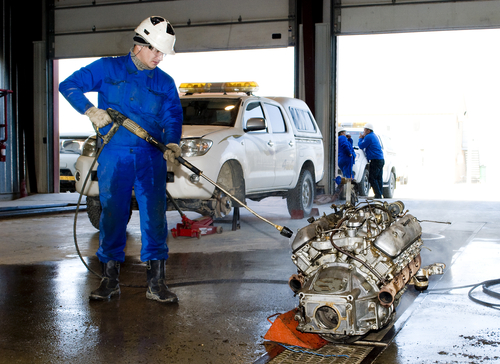 Professionele motorreiniging
