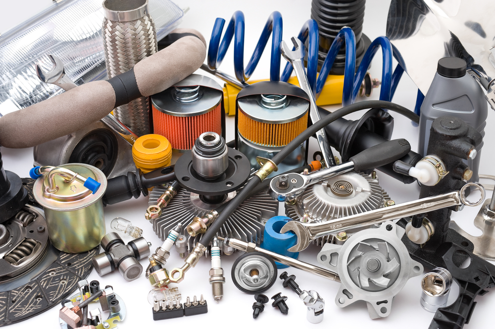Welke reserveonderdelen worden getroffen in de autogarages