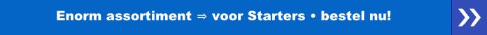 enorm assortiment voor starters - bestel nu