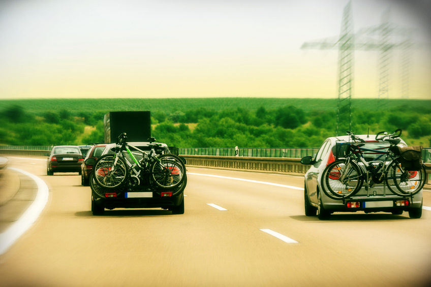Montage van fietsdragers