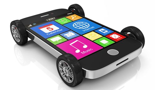 WLAN in de auto per mobiele telefoon