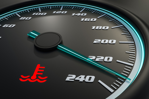 stijging van de motortemperatuur