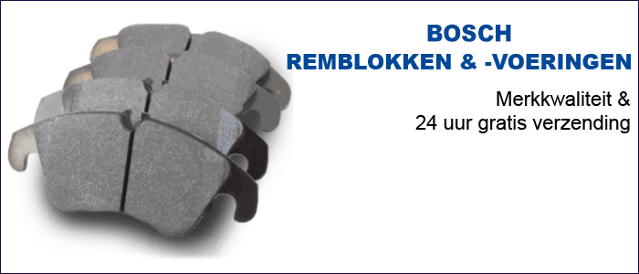 Haal de Bosch remblokken goedkoop op