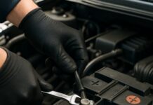 Auto-accu vervangen: volgorde van verwijderen en aansluiten van de batterij