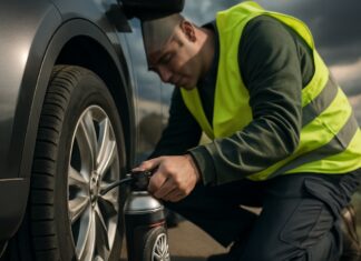 Hoe gebruik je bandenreparatie spray voor de auto?