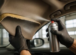 Hoe kun je zelf de hemelbekleding van je auto repareren?