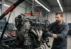 Motor vervangen van de auto kosten: uit- en inbouwen van een nieuwe of tweedehands