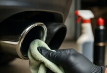 Motoruitlaat schoonmaken: tips voor poetsen en polijsten