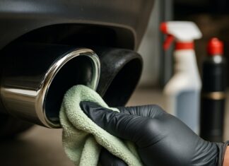 Motoruitlaat schoonmaken: tips voor poetsen en polijsten