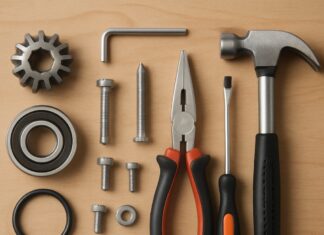 Onderdelen en gereedschap benodigd