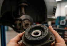 Symptomen van een kapot veerpootlager van de auto en de kosten voor vervanging